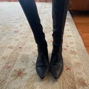 Vince Camuto Knee-high black boots